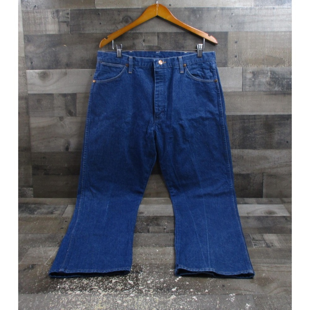 Wrangler Jeans Mens 36x32 Denim Cowboy Cut Original Fit 13MWZPW Made in USA